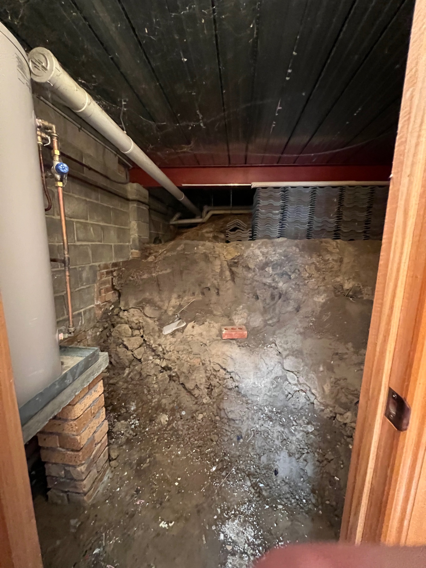 Under-house cleanout — after rubbish removal